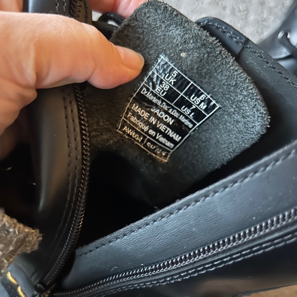 DR. MARTENS Jadon platform Black Leather Lace-Up Boots - Picture 3 of 4